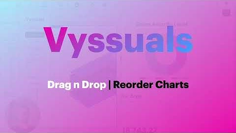 Vyssuals | Reorder Charts | Revit Data Visualisation