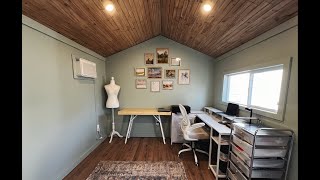 Converting a Shed Into a Stylish Home Office!