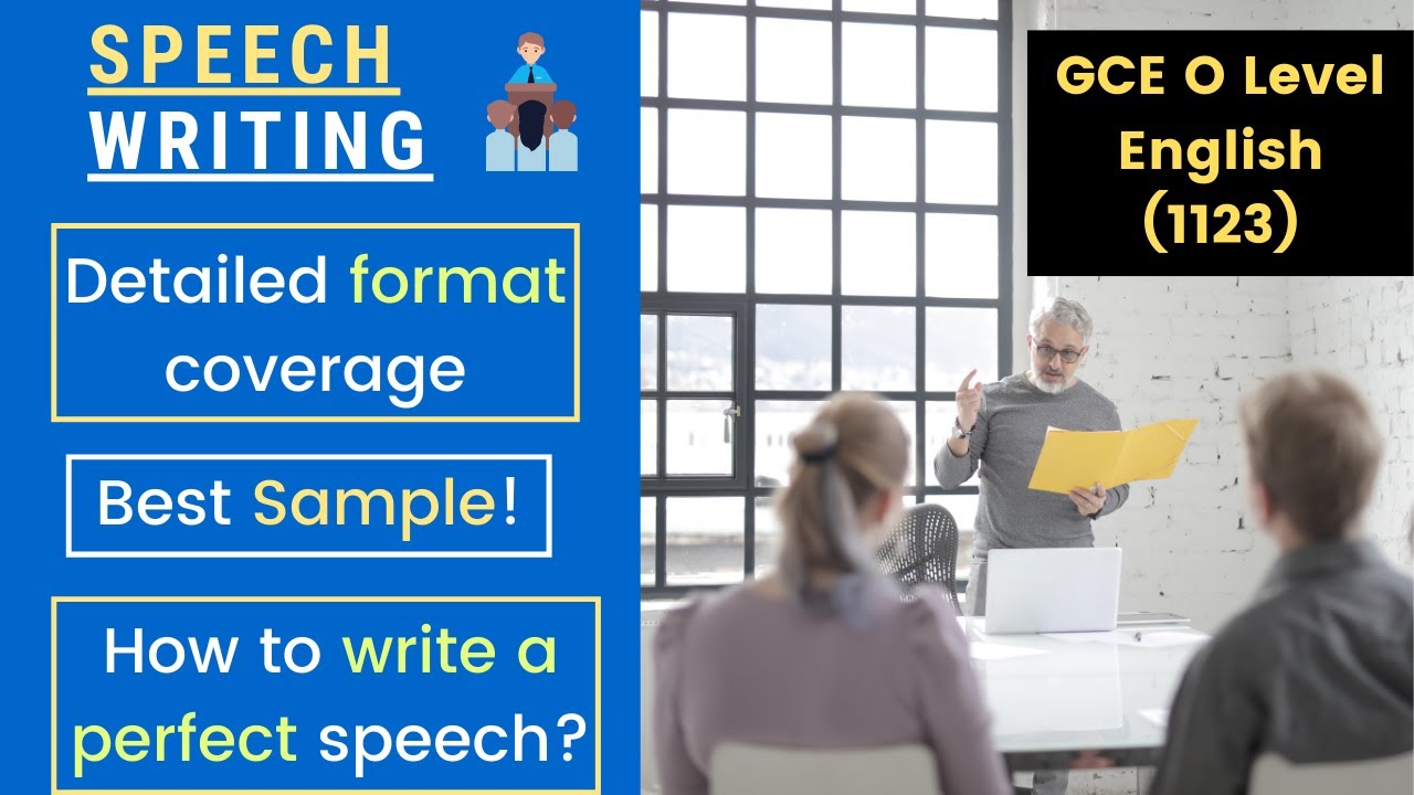speech writing format o level 1123