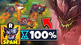 Malphite, but I have 100% CDR and no ULT cooldown