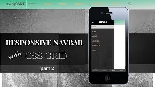 Details Responsive Navbar HTMLdan CSS only [CSS Grid] part 2 News