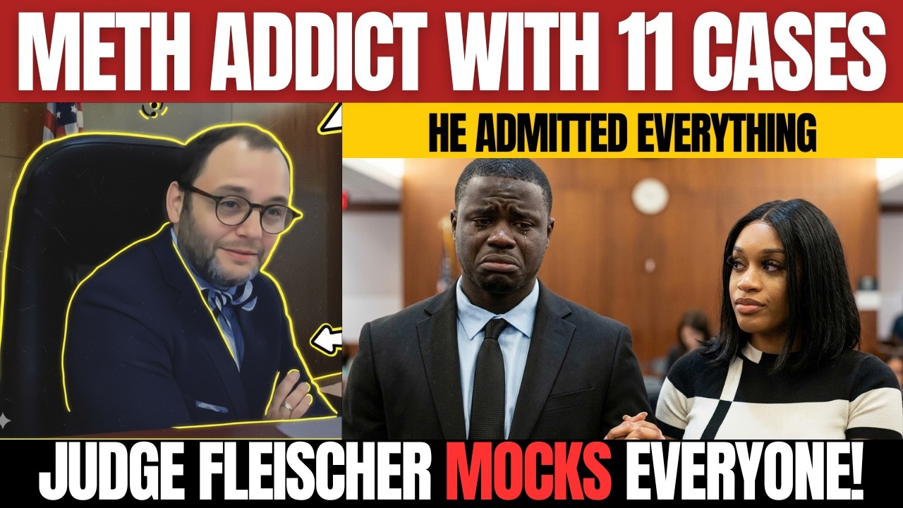 Judge Fleischer Reaction When He Realizes This Meth Addict Has 11 Cases
