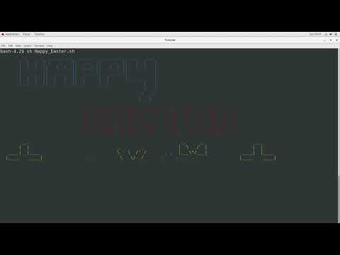 Happy Easter Shell Scripting | | #automation | #devops | #python | #linux | #reels | #ai | #easter