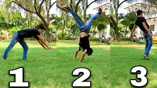 Front handspring tutorial / how to learn front handspring easily in 5 minutes in hindi