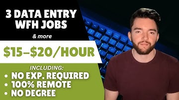 3 Remote Data Entry Jobs Hiring No Experience Required