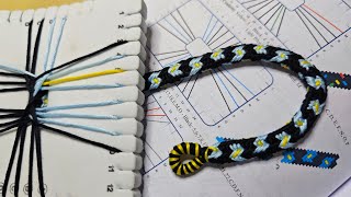 Kumihimo Tutorial Mitake... Blue Flowers