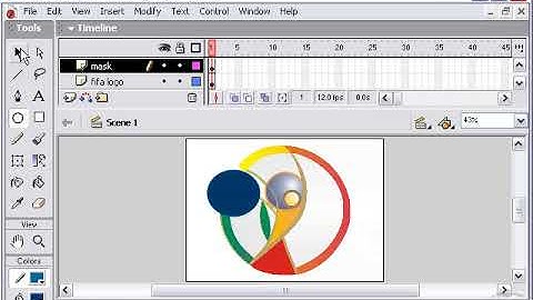 Adobe macromedia Flash Mx  simple masking urdu / hindi  tutorial