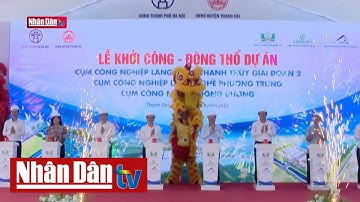 Khởi công 3 cụm công nghiệp tại huyện Thanh Oai, Hà Nội