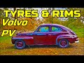 #46 New tyres and rims on the 1953 Volvo PV 444 ES split window
