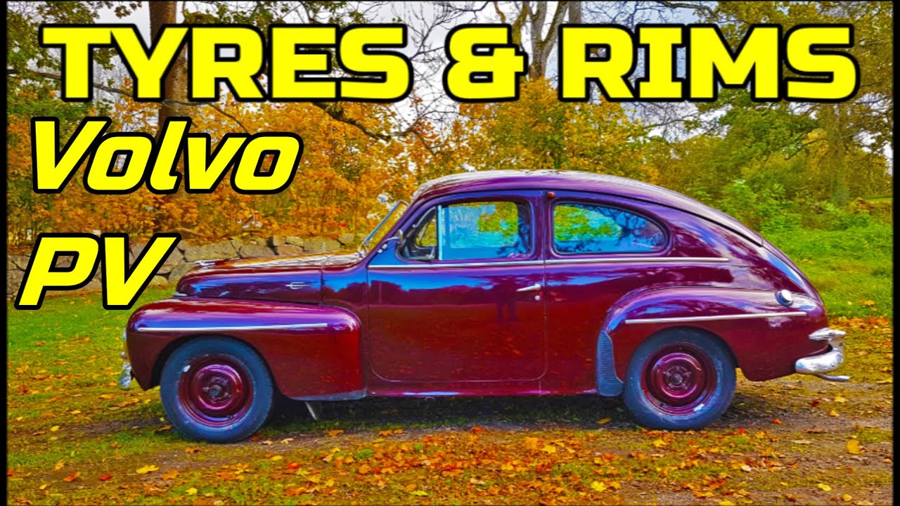 #46 New tyres and rims on the 1953 Volvo PV 444 ES split window