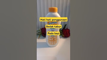 HATI HATI PENGUNAAN BEDAK TABUR PADA BAYI #tiwicis #kesehatan #bedakbayi