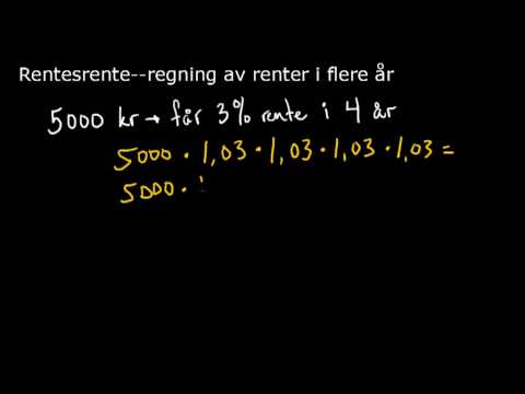 Video: Hvordan beregner man renter om 12 år?