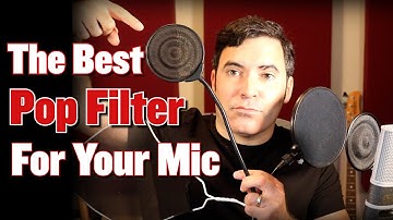 The Best Kind of  Microphone Pop Filter? (...and what to do if you don