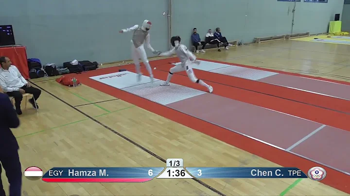 2022 1406 T32 03 M F Individual Bonn Germany WC RED HAMZA EGY vs CHEN TPE