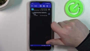 How to Pack Files into Rar & Zip Archives on OPPO A77s - RAR App