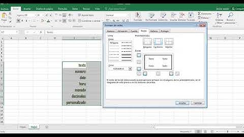 Tipos de Datos en Excel y Combinación de celdas