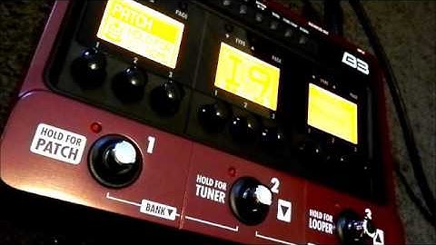 Zoom B3 rock patches demo