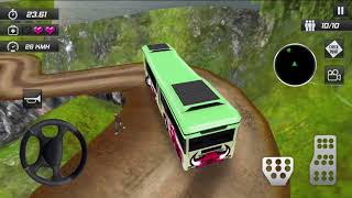 Off road Coach Tourist Bus Driver [Android Gameplay] screenshot 2