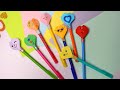 DIY Насадки на карандаши из бумаги Сердечки / Канцелярия своими руками / Back to school