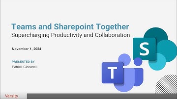 Varsity University Webinar: Hands-On Learning With Microsoft Teams + SharePoint