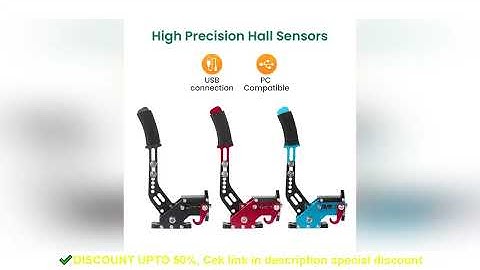 SIMSONN Racing Simulator Hall Handbrake Compatible with Logitech G29/G27/G25 PC USB Hall Effect Sens