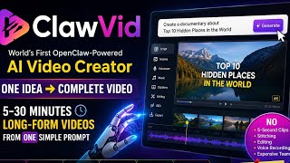 ClawVid Review 2026: Create 5–30 Minute AI Videos From ONE Prompt 🤯 Full Tutorial & Test