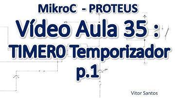 Programação Em C (MikroC) p/ uC PIC (Em Português) MiniCurso Aula 35 - TIMER0 temporizador p.1