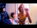 Cops Snatch Poor Baby from Her Addict Worst than Monster Mom at Hotel to Shove Her Ass in Jail