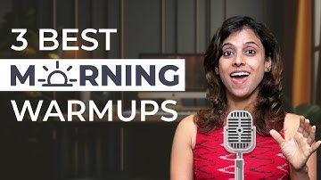 3 morning warmups every singer must do | Pratibha Sarathy