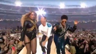 Super Bowl 50 Halftime Show   Bruno Mars \& Beyonce ONLY 2016