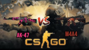 CSGO: AK-47 VS M4A4(WHICH IS BEST?)