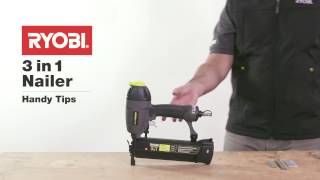 RYOBI Cloueur bradé/agrafeur 3 en 1 Airwave