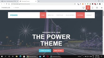 Power: Free Bootstrap 4 HTML5 Business Website Template