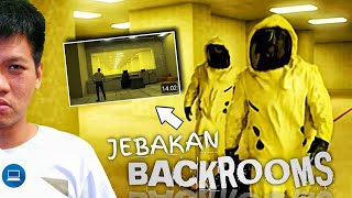 FOOTAGE PETUGAS BACKROOMS DIKEJAR MAKHLUK MISTERIUS! Backrooms Reaction #2 [INDO] ~Jebakan Backrooms