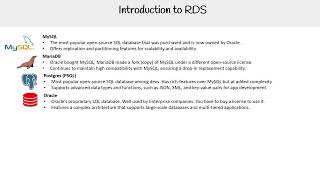 saa c03 — introduction to rds