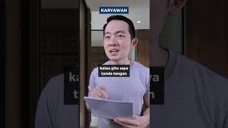 Dipecat tapi suru tanda tangan surat resign.. #hahkokgitusih