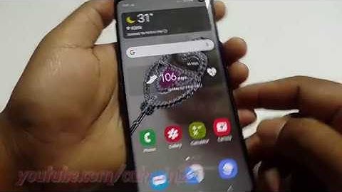 Samsung Galaxy S10 : How Adjust Time Manually (android pie)