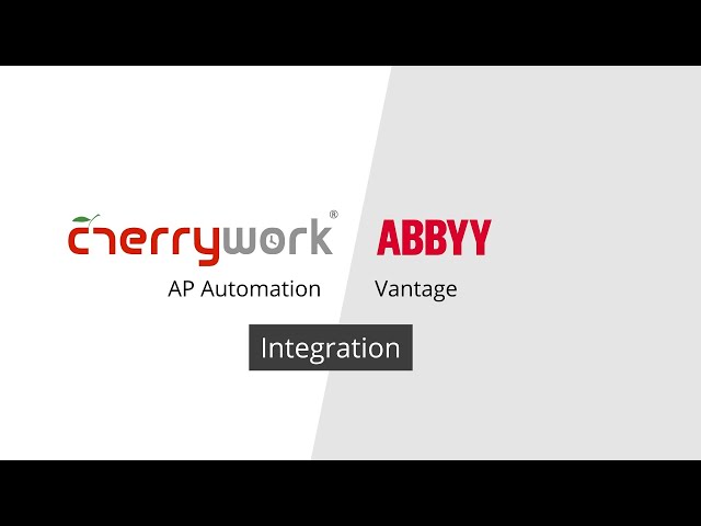 Cherrywork® AP Automation ABBYY Vantage Integration Demo