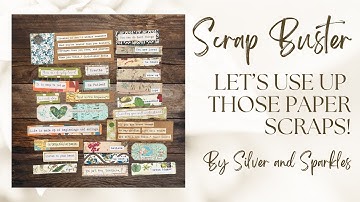 Craft with me! Easy way to Use Up Your Paper Scraps! #junkjournal