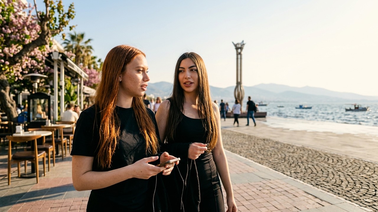 Izmir, トルコ | İzmir | にぎやかな街歩き 4K
