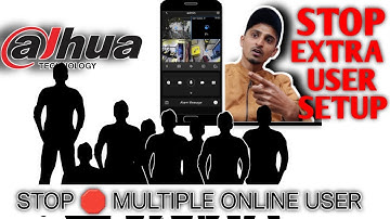 How to Stop Online Viewer in Dahua DVR | STOP EXTRA VIEWERS