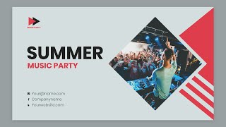 Summer Music Party PowerPoint Presentation Template