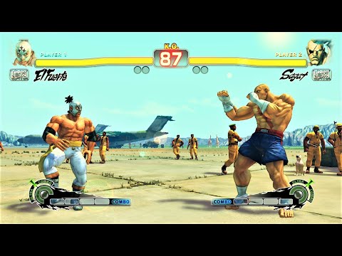 Amigo is back! El Fuerte vs Sagat (Hardest AI) - Ultra Street Fighter IV