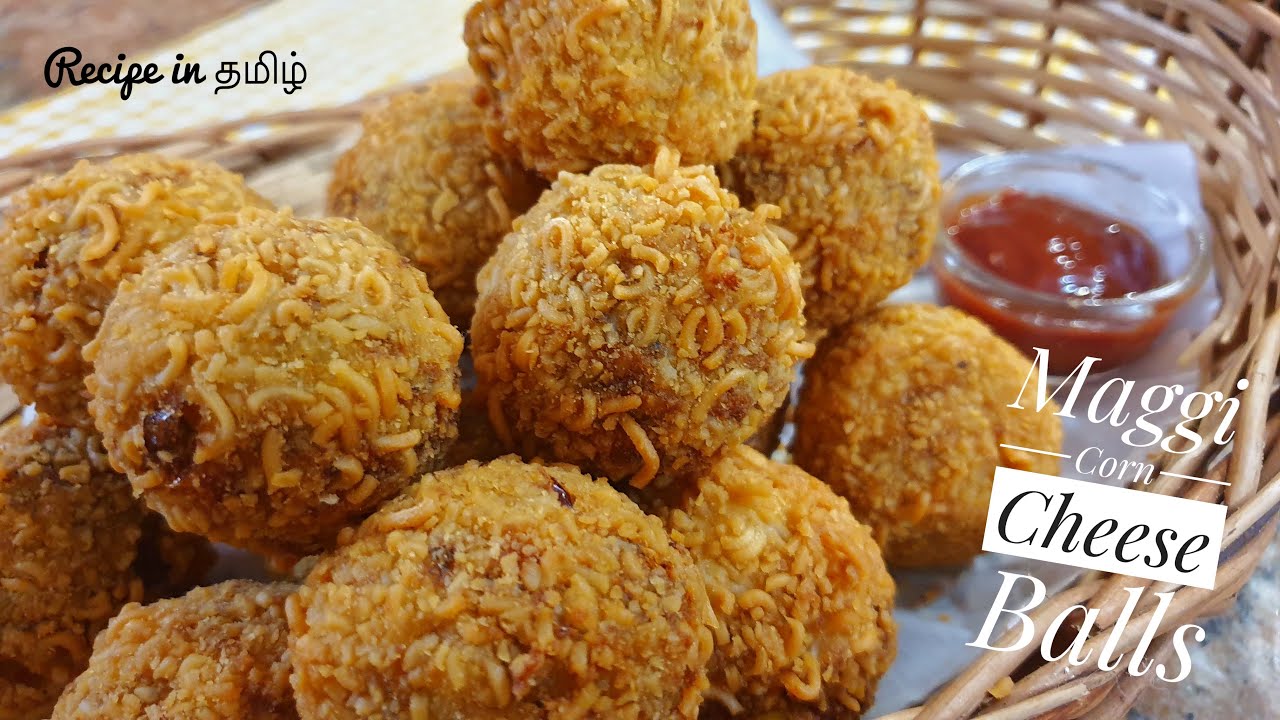Cheese Corn Ball Recipe In Tamil/Snacks Recipes/Cheese Ballls /Corn
