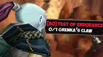 Doing The RISKIEST Quest on a Hardcore Warrior!