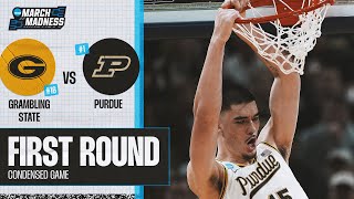 Purdue vs Grambling  First Round NCAA tournament extended highlights