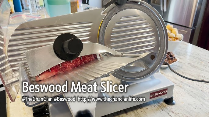 Meat Slicer Anescra 200w Electric Deli Food Slicer 75in Blade Black