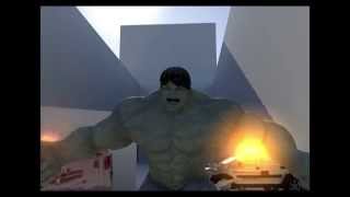 The Hulk Roar 3D Animation