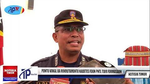 VOCAL POINT FOR RECRUITMENT OF NEW PNTL CADETES IN TRAINING