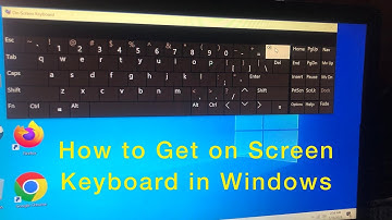 How to Enable and Disable on Screen Keyboard in Windows 10.